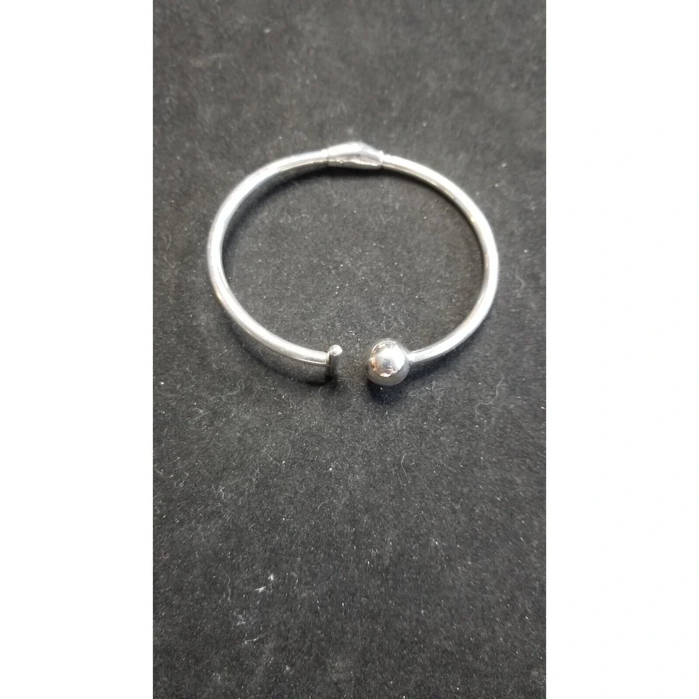 925 Sterling Talbots‎ Hinged Cuff Bracelet 7 inch